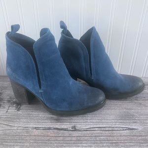 Blue Suede Boots - Size 40 EU